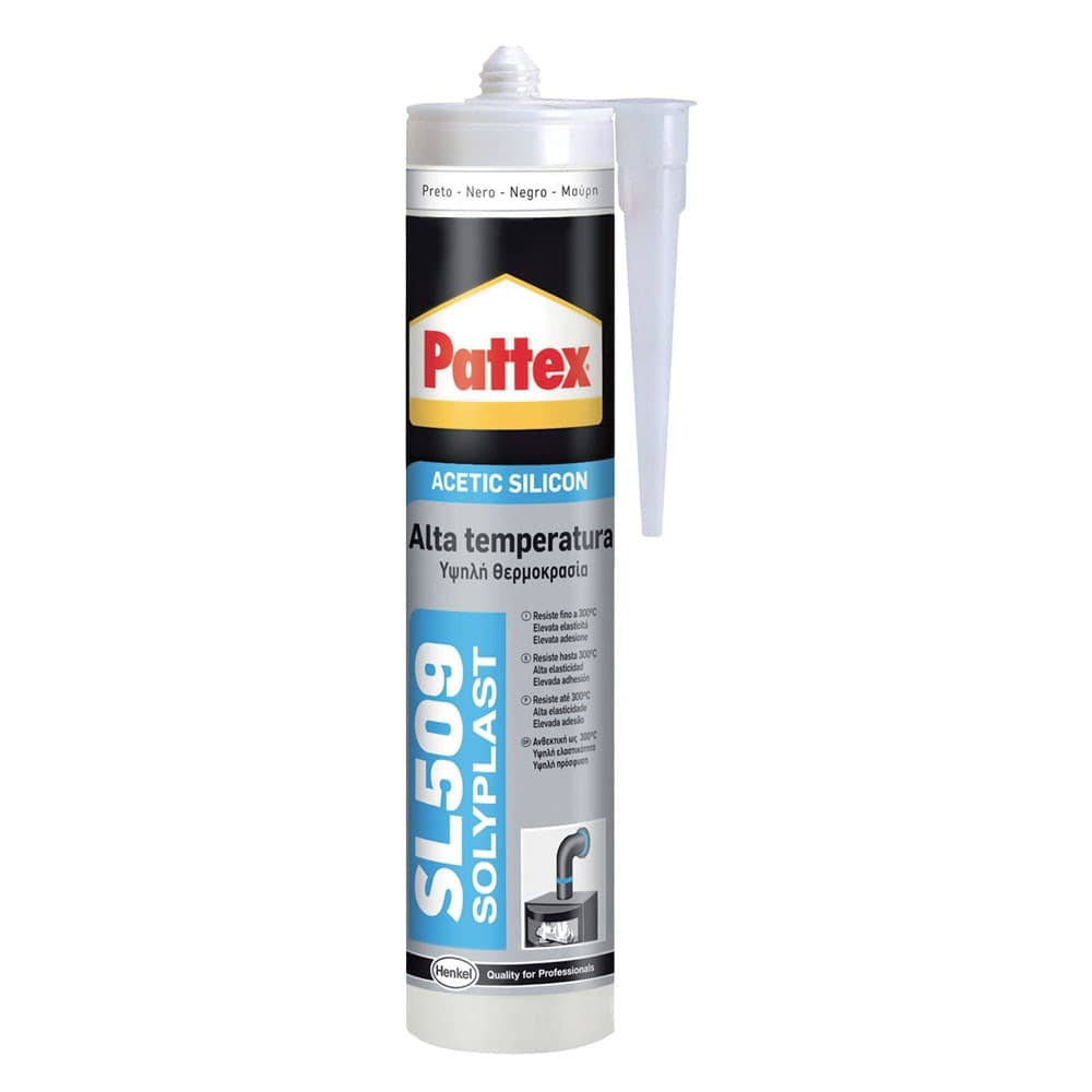 Silicone Acetico Alta Temperatura Ral 3001 Rosso 12 Pezzi 300 ml – Pattex