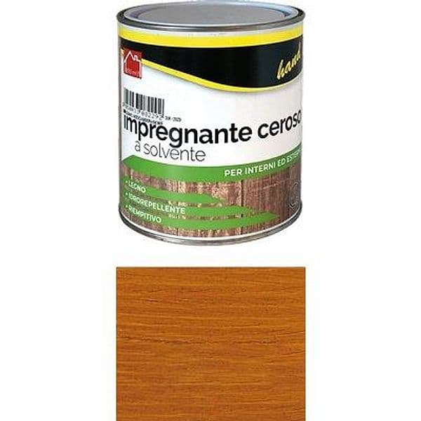 Impregnante Ceroso a Solvente Hand Ciliegio 750 ml 6 Pezzi