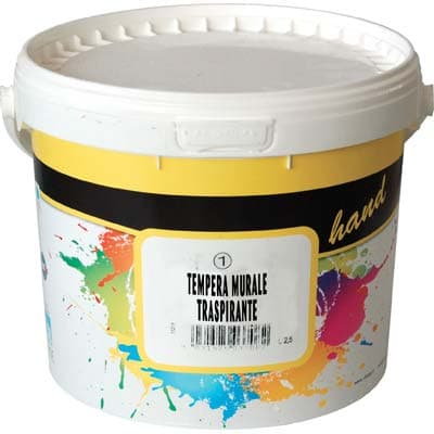Idropittura Tempera Murale Hand Bianco Lt 14 - 2