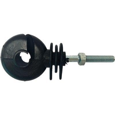 Isolatore Elettrorecinzione Occhiolo Vite Ferro per Filo con Corda 50 Pezzi - 2