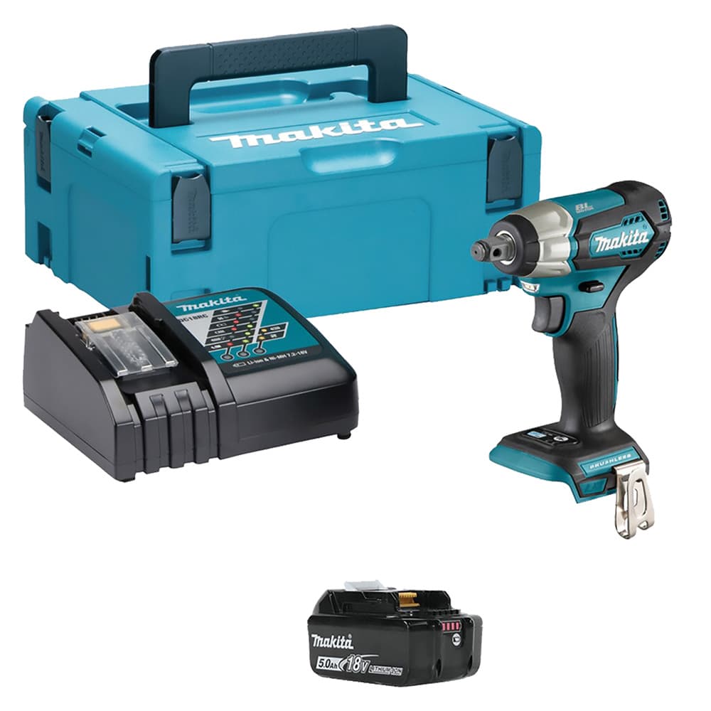 Trapano Avvitatore ad Impulsi a Batteria Makita DTW181RTJ 18V 2 x 5,0 ah - 2