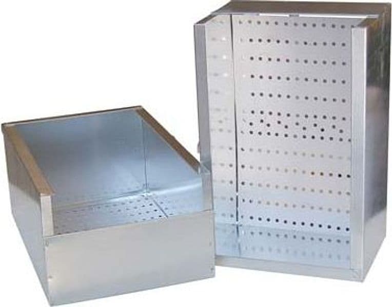 Nido Interno per Gabbia Conigli Acciaio Zinc Cm 40X24 H.cm 14 - 2