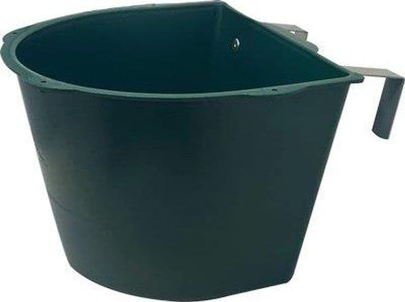 Mangiatoia Cavalli Staccionata Plastica Metallo Cm 35X34 H.cm 24 - 2