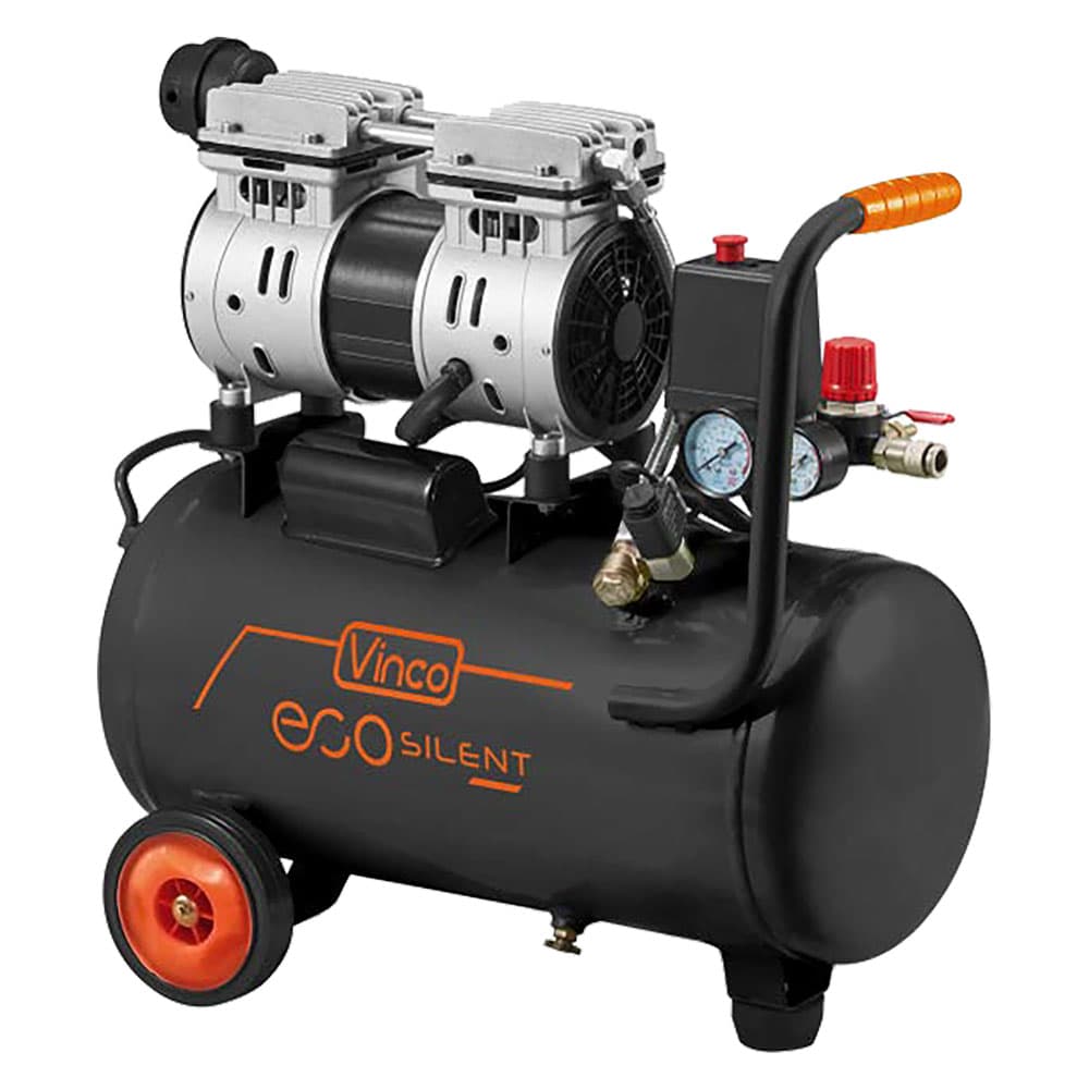 Compressore Silenziato Hp 1 Oil Free Vinco 24 lt - 2