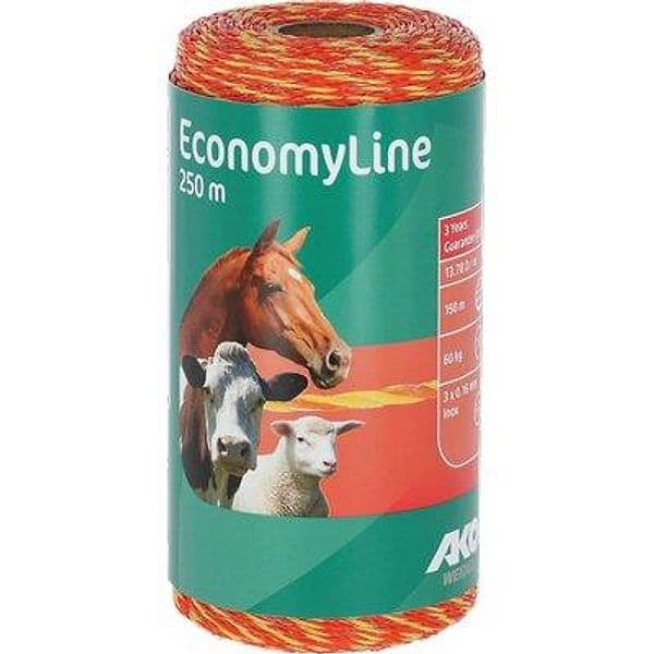Corda Elettrorecinzione Ako Kerbl Fili Acciaio 3 mm 3 250 m