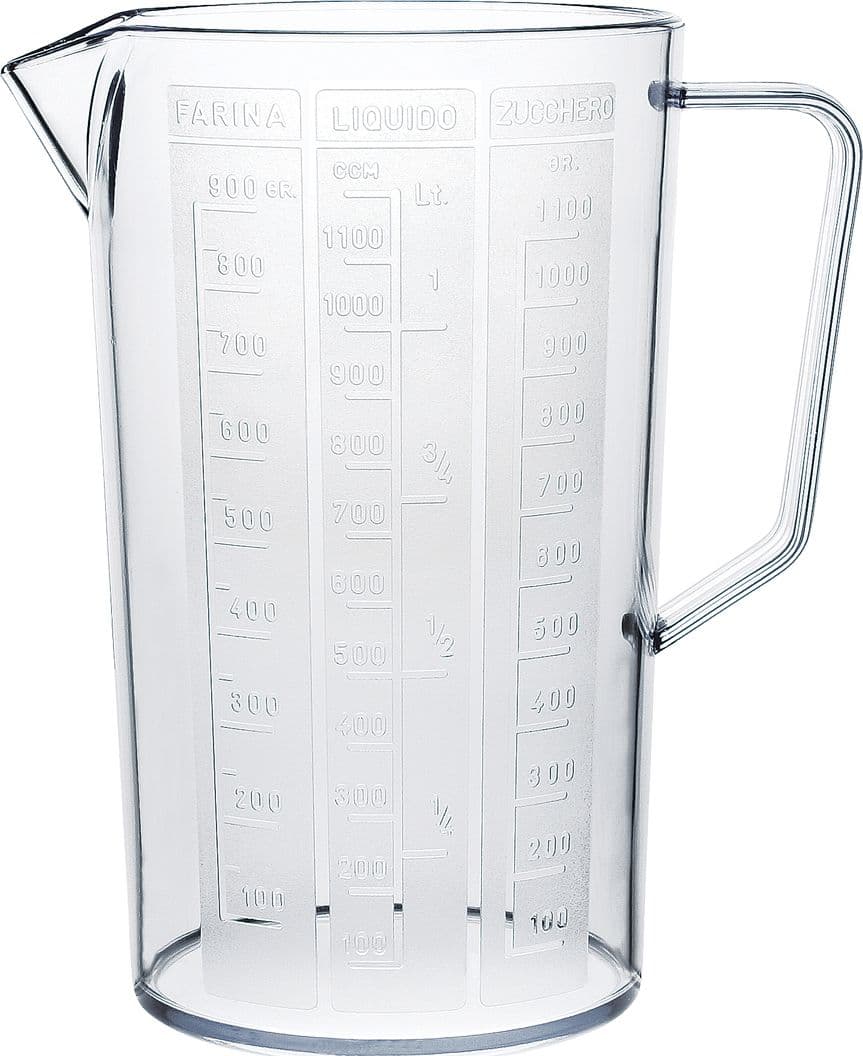 Caraffa Graduata Florida Ø Cm 12 x 19 H L 1 5 - 2