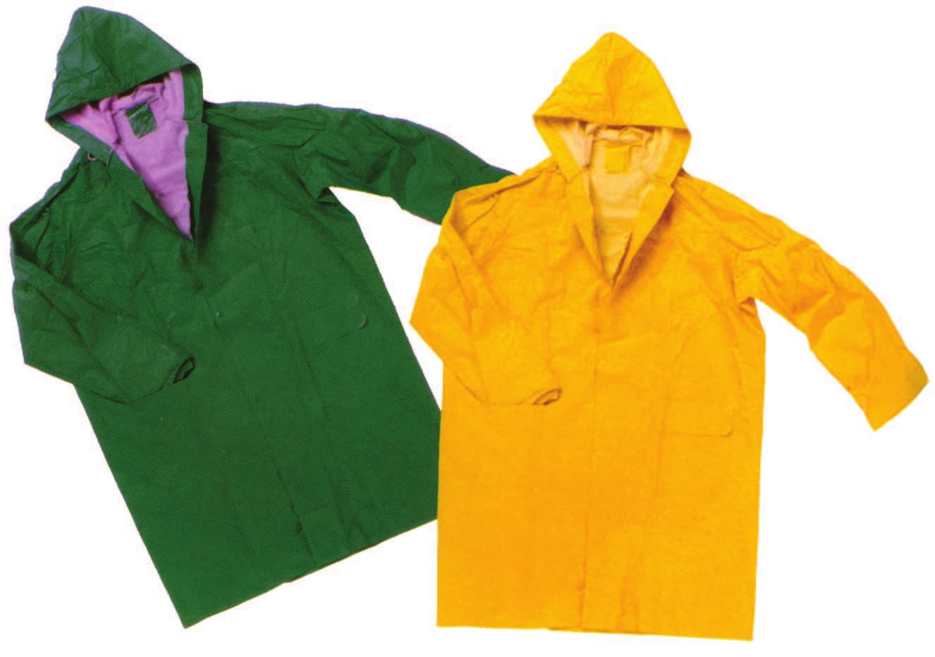 Cappotto Impermeabile Colore Giallo Misura XXL - 2