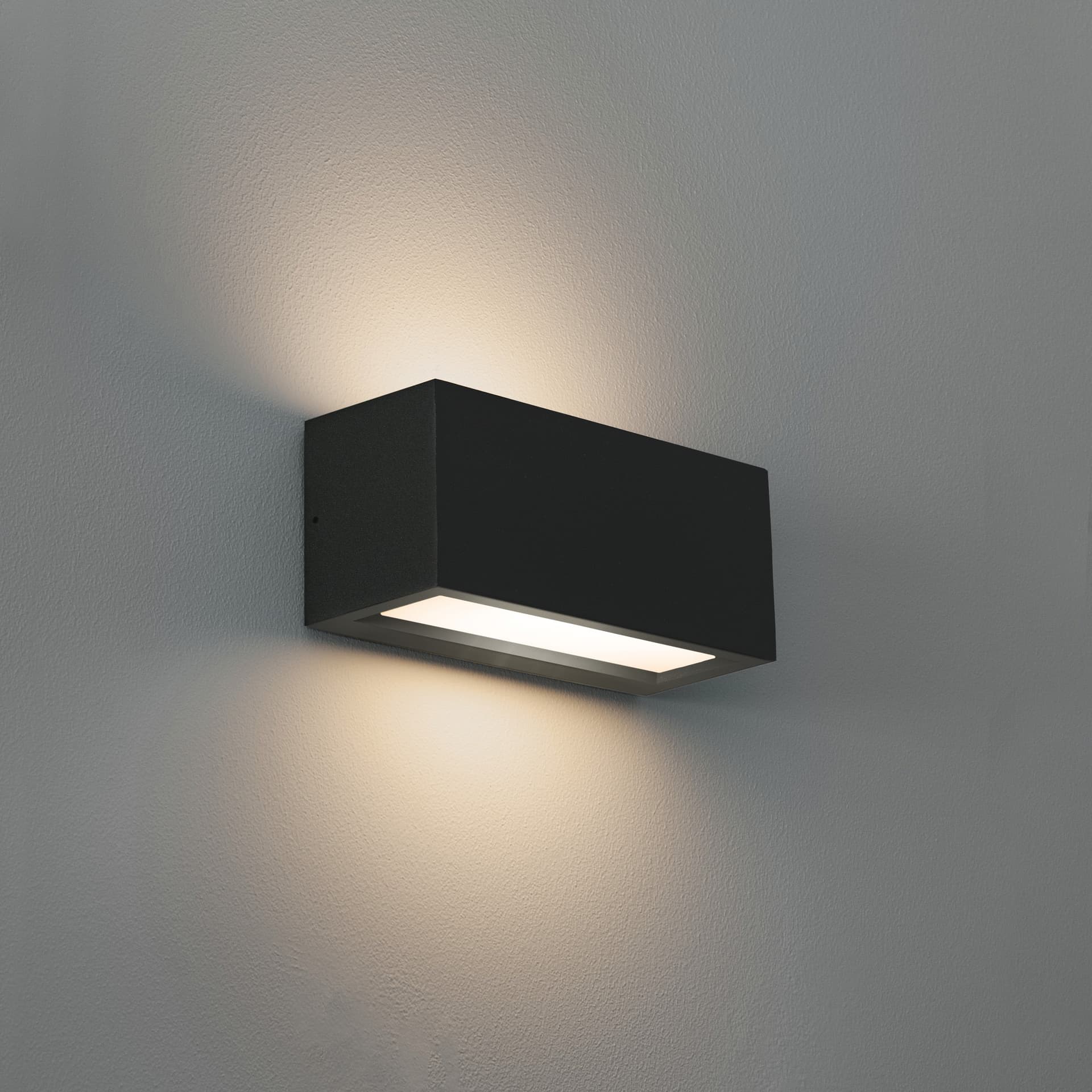 Applique Bidirezionale Rettangolare a LED Reverso 1 Slot E27 Colore Nero - 2