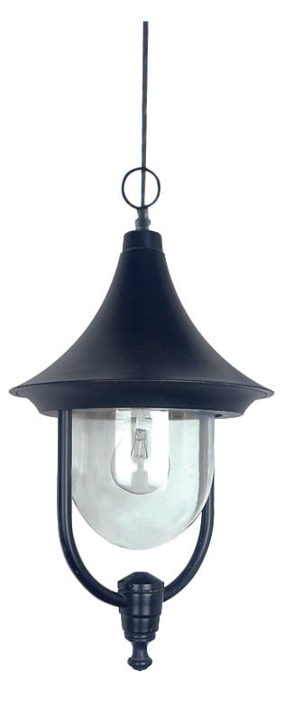 Lanterna con Catena Elba Colore Nero Globex - 2