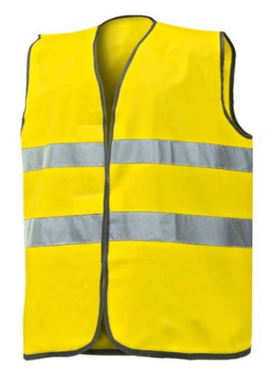 Gilet Alta Visibilità Colore Giallo Fluo Tg. Unica Industrial Starter - 2