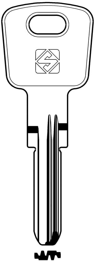 Chiave Ottone OC6 (g. Vag 2) Omec 10 Pezzi Silca - 2