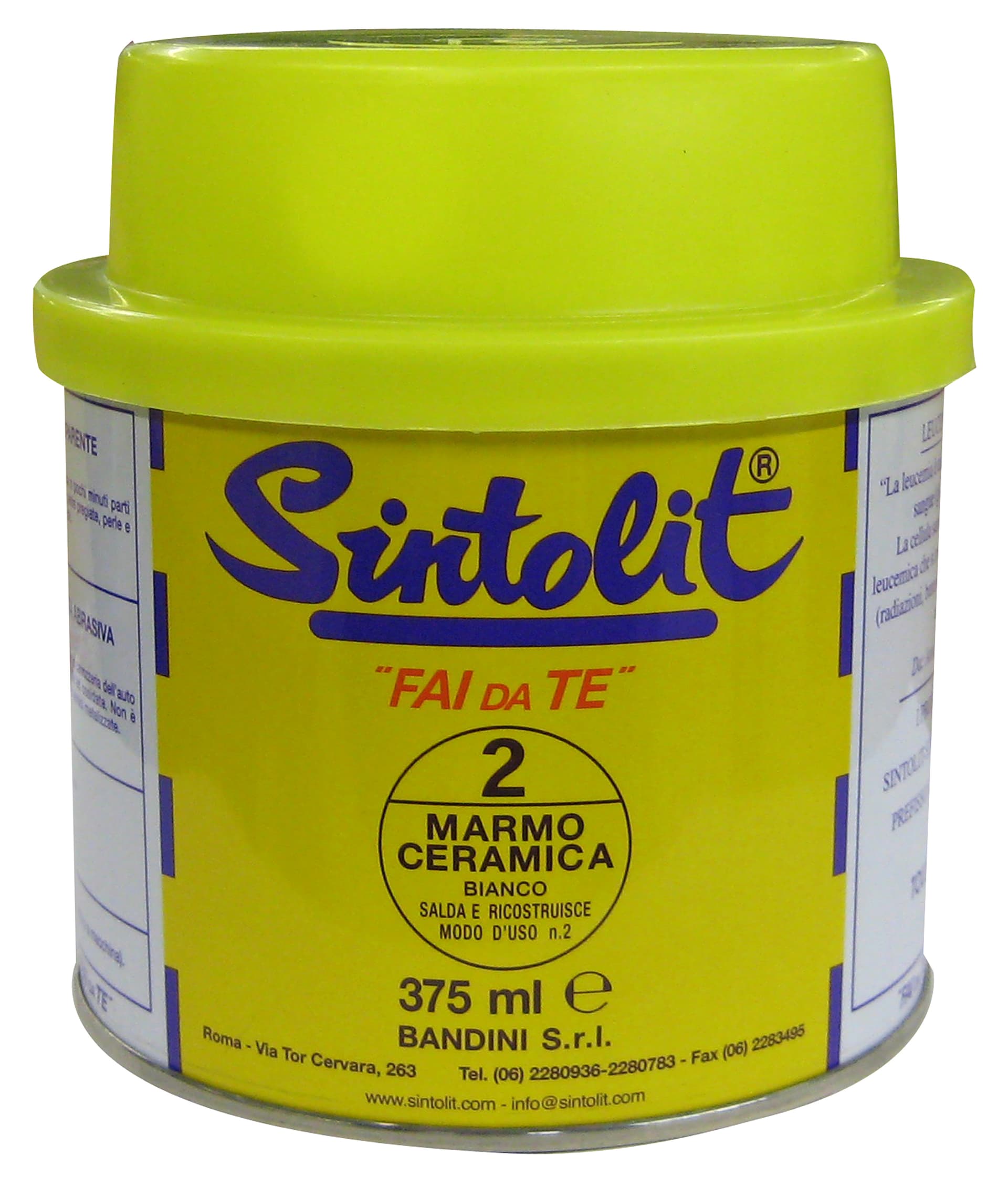 Sintolit Marmo Fai da TE Ml. 375 Bianco - 2