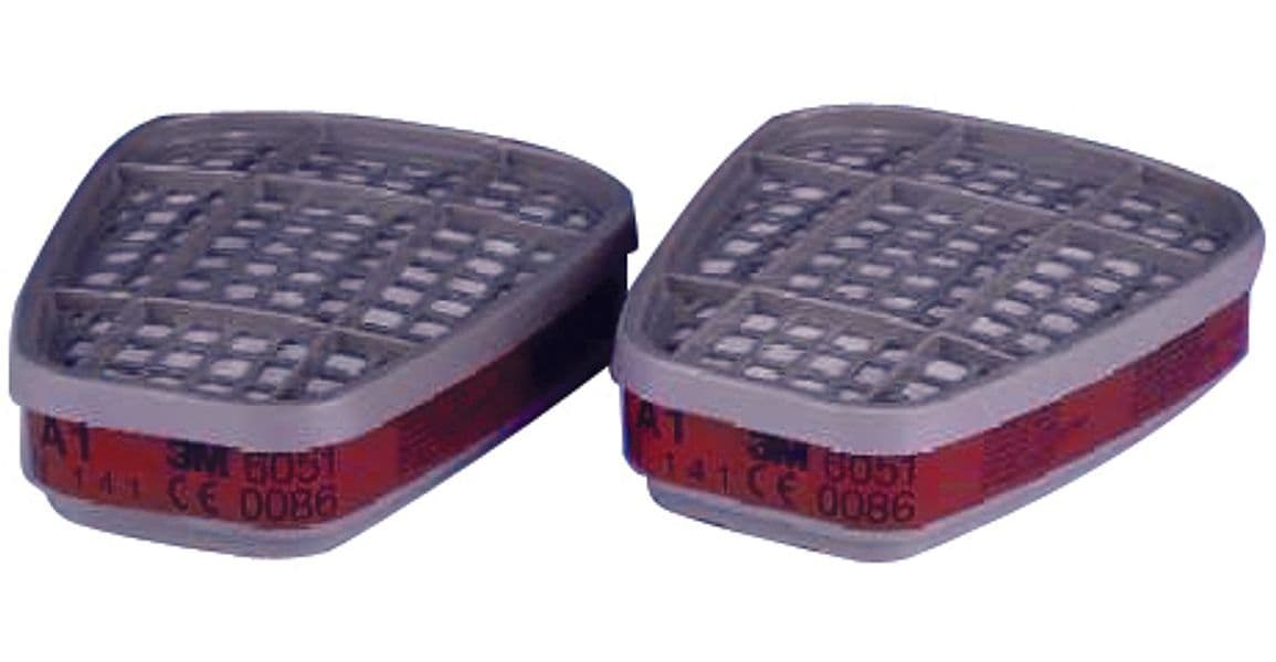 3M Filtro Gas 6051 A1 8 Pezzi - 2