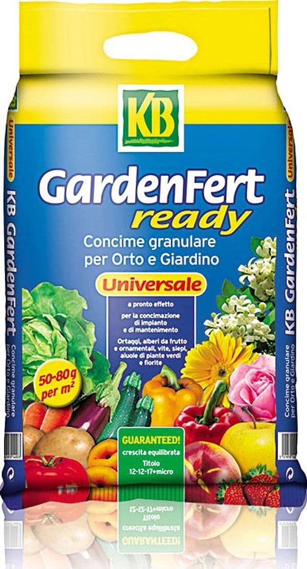 Kb Concime Granulare Gardenfert Ready Orto e Giardino Kg 5 - 2