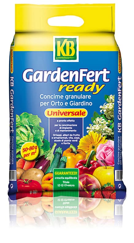 Kb Concime Granulare Gardenfert Ready Orto e Giardino Kg 5 - 2