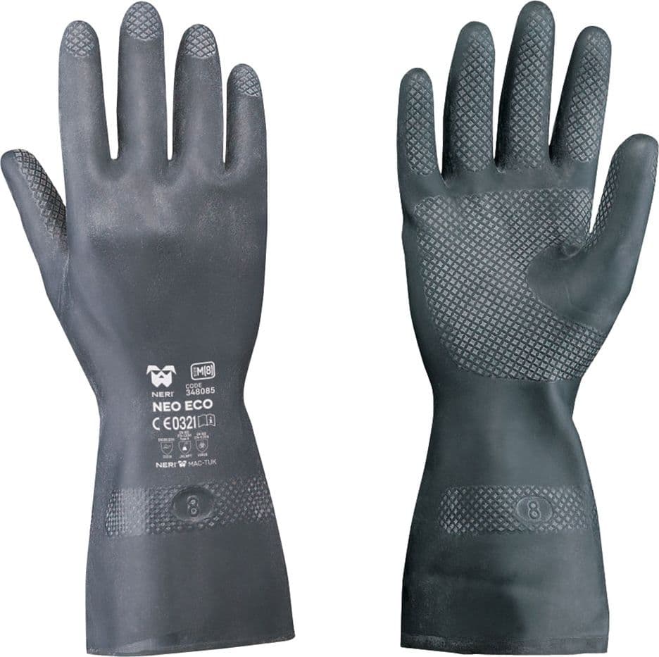 Guanti Neoprene Xl 12 Coppia Neri Neo Eco