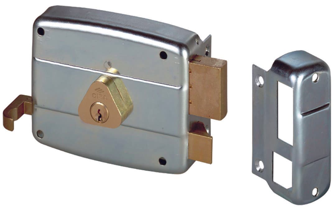 Serratura Ferro APPL..2M+S Cil Int.c Aletta Art. 50421 E.60 Dx Cisa - 2