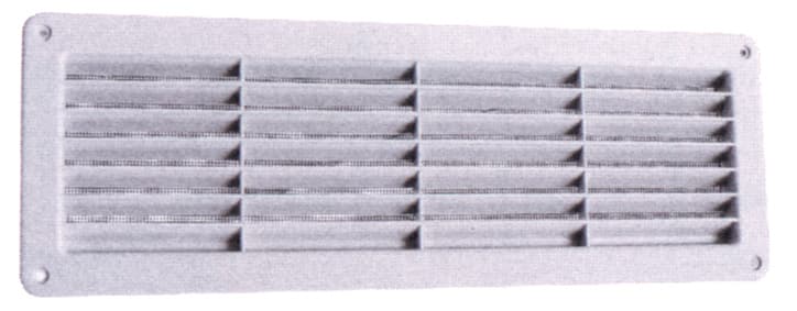 Griglia di Aerazione in Plastica con Rete Mm 370 x 123 6 Pezzi - 2