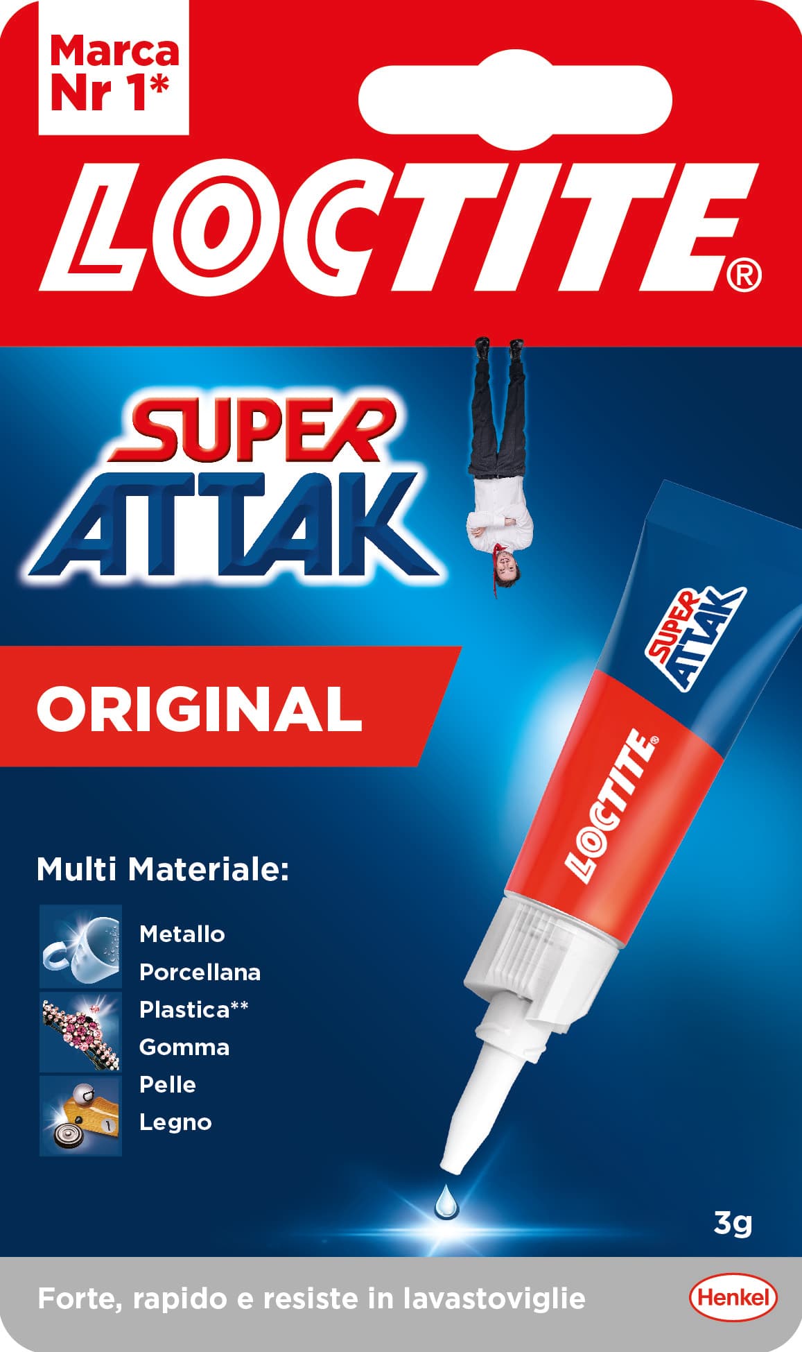 Colore La Super Attak Gr. 3 24 Pezzi Henkel - 2