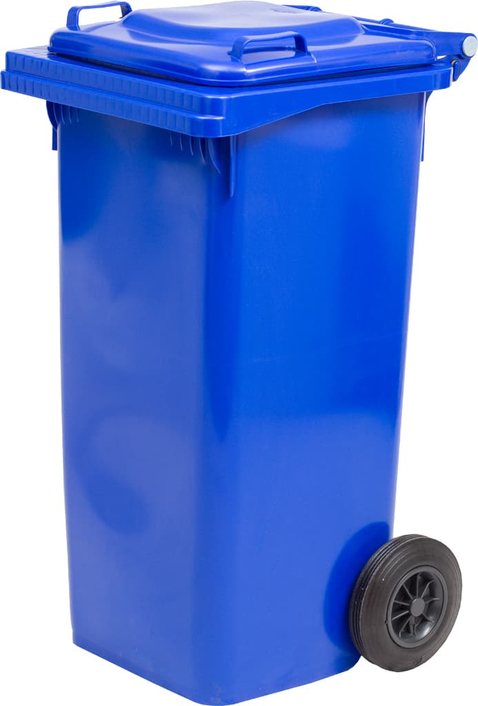 Ics Bidone Quadro per Differenziata L 240 cm 72 x 58X106 H Colore Blu - 2