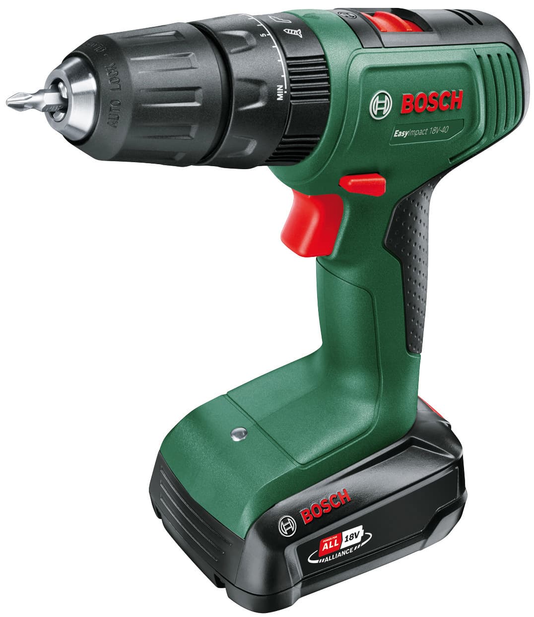Trapano Battente Avvitatore a Batteria Easyimpact 18 V 40 18 V 2 0 Ah Bosch - 2