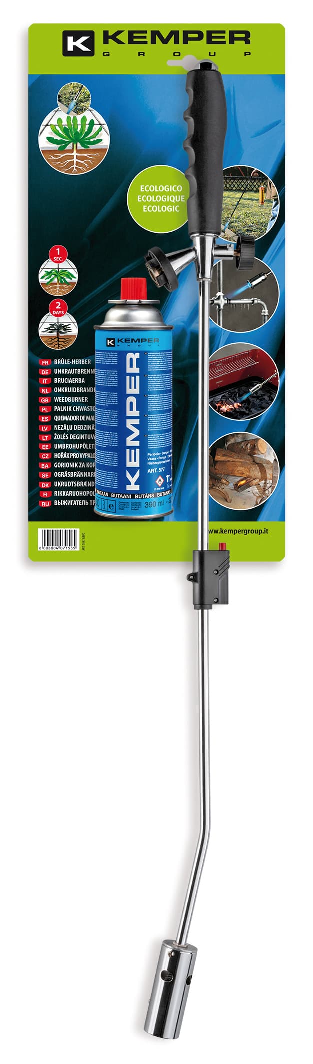 Bruciaerba a Gas 3 7 kW con Cartuccia - 2