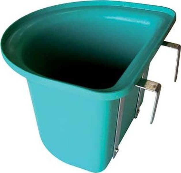 Mangiatoia Cavalli Staccionata Pesante Plastica Metallo Cm 39X32 H.cm 26 - 2