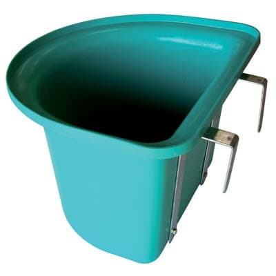 Mangiatoia Cavalli Staccionata Pesante Plastica Metallo Cm 39X32 H.cm 26 - 2