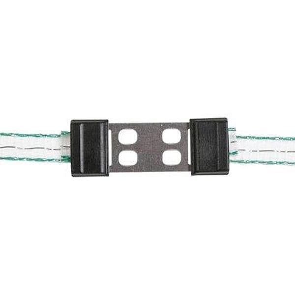 Connettore Fettuccia Elettrorecinzione Ako Kerbl Acciaio Inox 40 mm 5 Pezzi - 2
