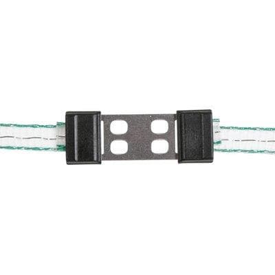 Connettore Fettuccia Elettrorecinzione Ako Kerbl Acciaio Inox 40 mm 5 Pezzi - 2