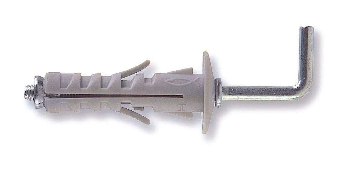 Tassello Sb 12 6 con Gancio Lungo 50 Pezzi. Mm 12 x 45 50 Pezzi Fischer