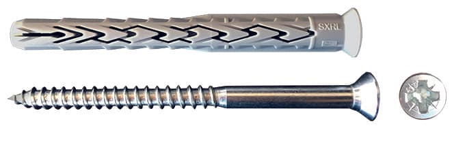 Tassello Sxrl 8 Wz Ls Pozidrve Mm 100 50 Pezzi Fischer - 2