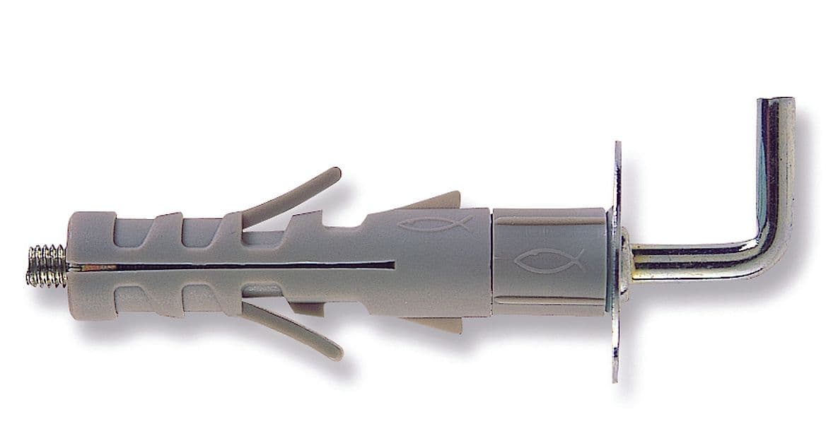 Tassello Sb 12 L2 con Gancio Medio 50 Pezzi. Mm 12 x 57 50 Pezzi Fischer