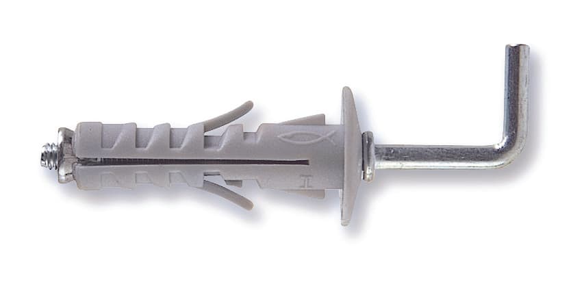 Tassello Sb 9 6 con Gancio Lungo 50 Pezzi. Mm 9 x 40 50 Pezzi Fischer - 2