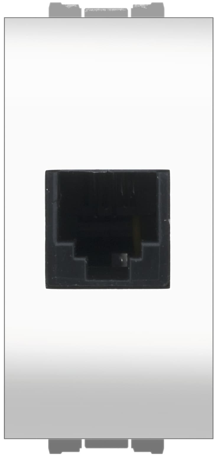 Presa Telefonica RJ11 Plug 6 4 Colore Bianco 10 Pezzi Feb Elettrica - 2