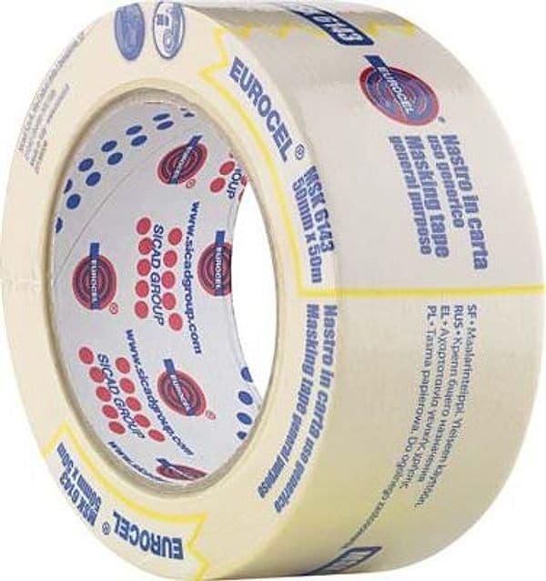 Nastro Carta Msk 6143 Tb Eurocel 50 ml 50 mm 36 Pezzi - 2