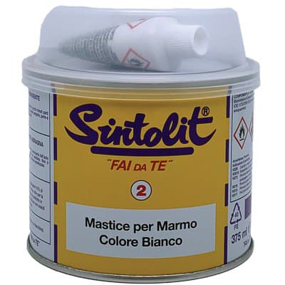 Stucco Marmo Fai da Te Sintolit Bianco Ml 375 - 2