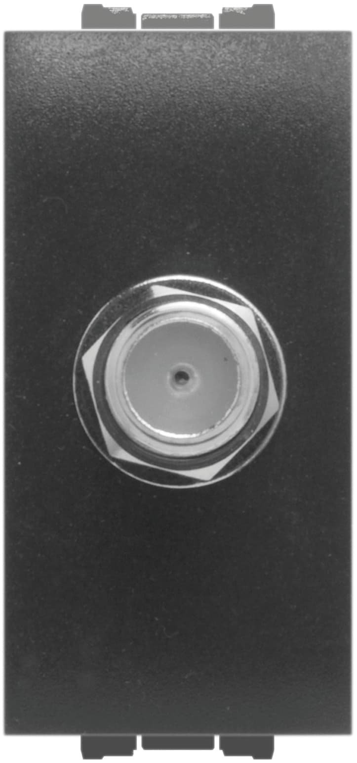 Presa Satellitare Connettore Tipo F Colore Antracite 10 Pezzi Feb Elettrica - 2