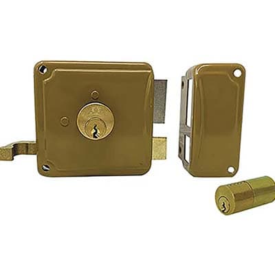 Serratura Legno Applicare P20 Facchinetti C.fisso M2 con Tirante E.mm 40 Sx - 2