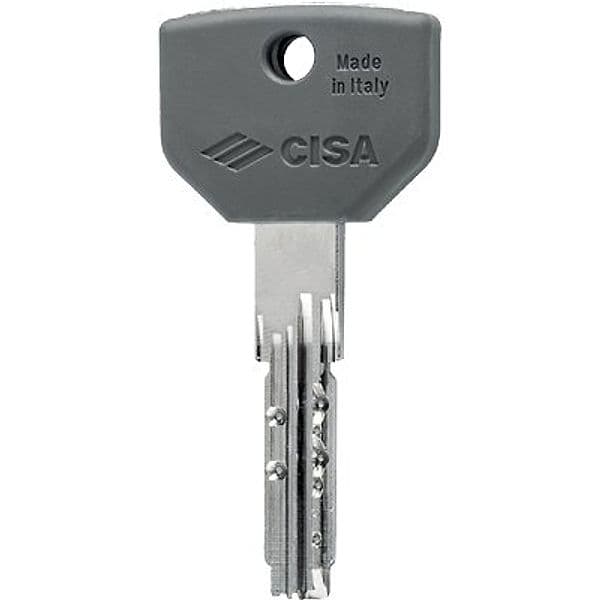 Chiave Punzonata Cisa 00670.10 Originale Ottone Nichelato 5 Pezzi