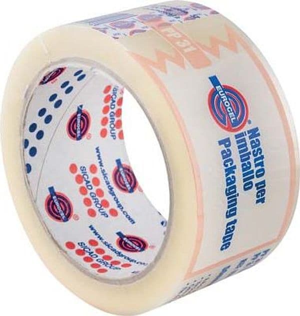 Nastro Imballo Trasparente Pp 31 Tb Eurocel Ppl 66 ml 50 mm 36 Pezzi