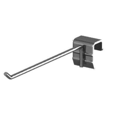 Gancio Semplice per Barra Market Zincato 200 mm 5 Pezzi - 2