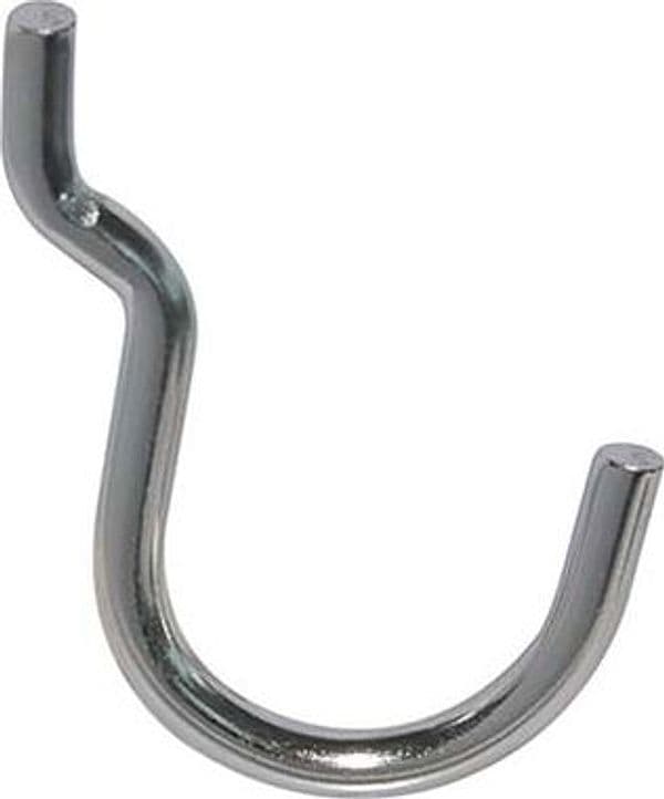 Gancio Uncino Acciaio per Pannello Espositivo Cromato 25 x 37 mm 200 Pezzi – Autres