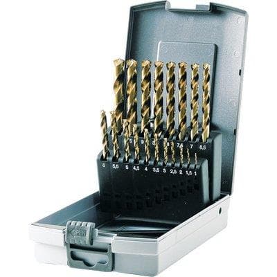 Punta Trapano Hss Cobalto 5% in Astuccio ABS Krino 10 1,0 mm 19 Pezzi - 2