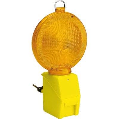 Lampeggiatore Cantiere Luce LED Giallo Posto 1 Batteria - 2