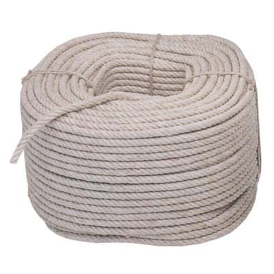 Corda Canapa 4 Capi Intrecciati 100 m Ca 15 kg Ø 14 mm - 2