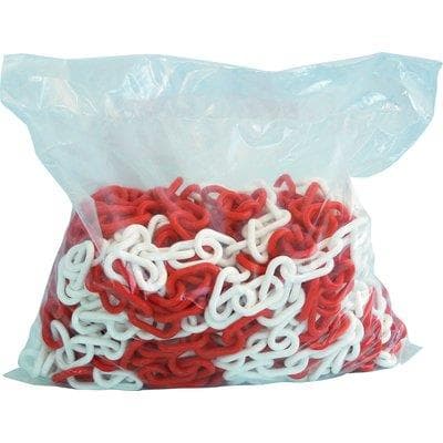 Catena Segnaletica Plt Bianco Rosso D.mm 6 25 m - 2