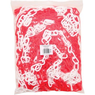 Catena Segnaletica Hand Plt Bianco Rosso D.mm 5 25 m - 2
