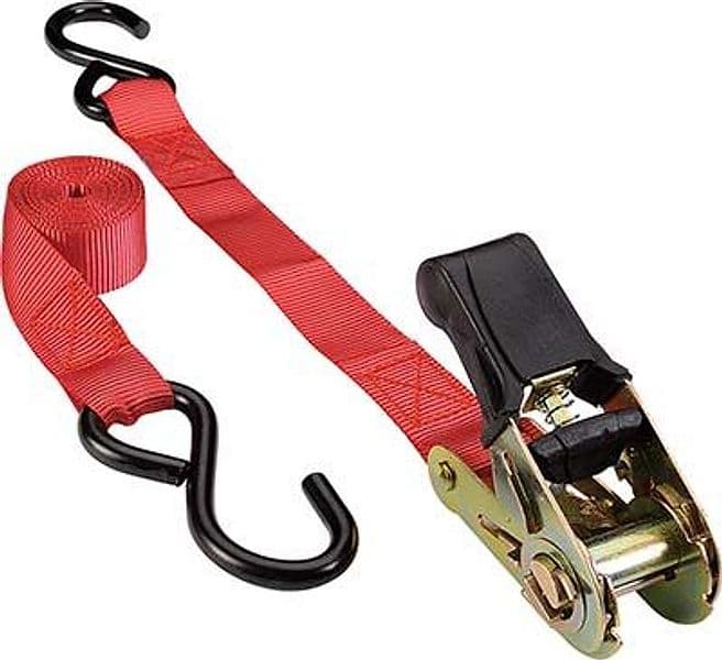 Cinghia a Trazione 2 Ganci con Cric Effe L.5 m 350 kg H 25 mm 2 Pezzi