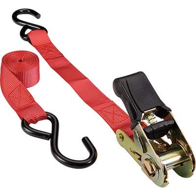 Cinghia a Trazione 2 Ganci con Cric Effe L.5 m 350 kg H 25 mm 2 Pezzi - 2